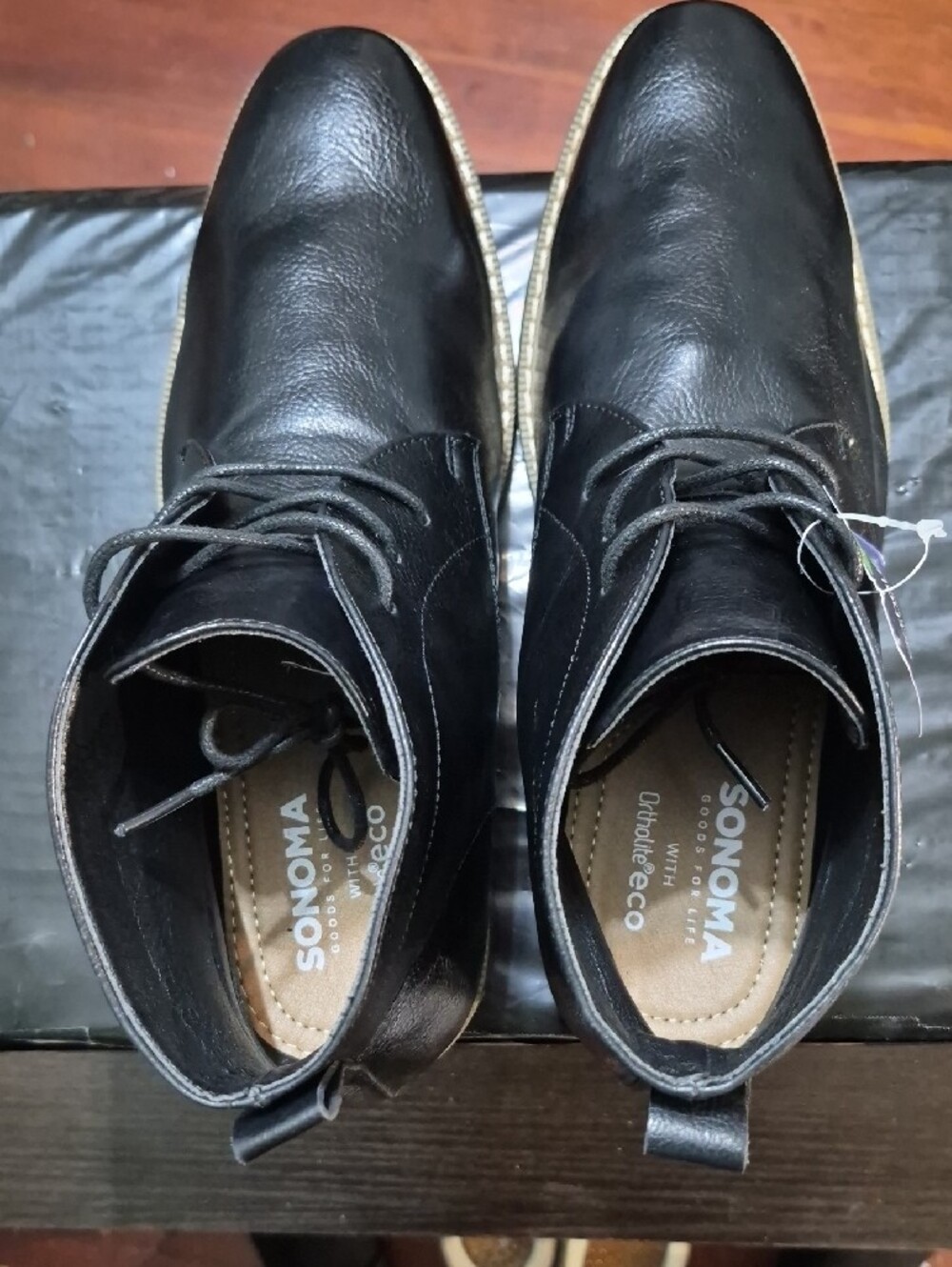 Sonoma Goods For Life Chukka Boots "LedgerBlack" (2023) M10/W11.5 New - Picture 6 of 10